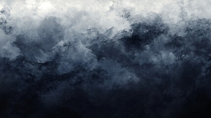 Abstract Watercolor Sky Moody Bluescape
