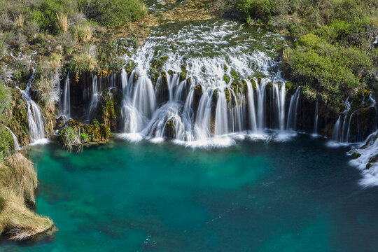 Nature&rsquo;s symphony in full display. The breathtaking beauty of Huancaya Falls is like stepping into a dream. Nor Yauyos Lima Peru