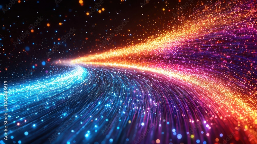 Poster analyzing data streams in digital environments insights on flowing data dynamics