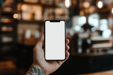 Blank smartphone mockup photo electronics photography.