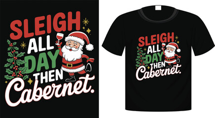 Christmas t-shirt design for holiday, typography, Sticker, Bag, Mug Design