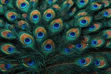 Peacock Feather Background, Peacock Feather, Peacock Feather Texture, Peacock Feather Wallpaper, Feathers Background, AI Generative