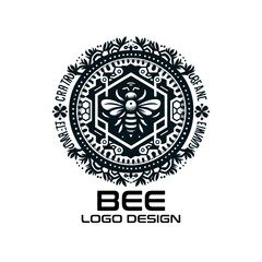 Bee Vector Logo Design