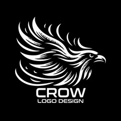 Crow Vector Logo Design