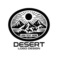 Desert Vector Logo Design