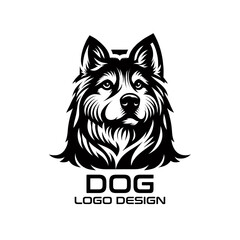 Naklejka premium Dog Vector Logo Design