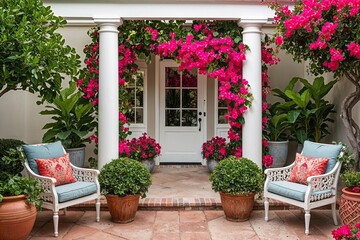 Naklejka premium Elegant Bougainvillea Plant Collection for Luxurious Garden Decoration