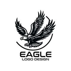Obraz premium Eagle Vector Logo Design