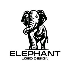 Elephant Vector Logo Design 