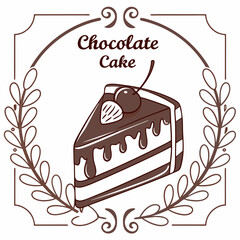  Chocolate Cake with Cherry Collection: Stunning Vector Illustrations of Cakes with Cherries, Perfect for Sweet Treats, Dessert Menus, Culinary Designs, and Creative Projects Featuring Cake Art.





