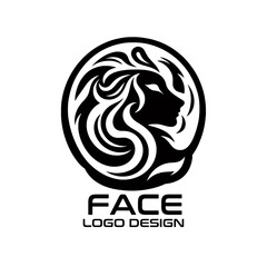 Face Vector Logo Design