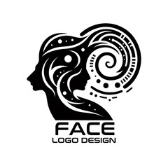 Face Vector Logo Design