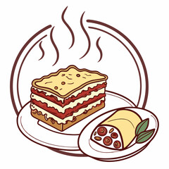 Piece of Cake with Chocolate and Cherries, Sweet Dessert, Gourmet Pastry, Layered Cake Slice, Delicious Bakery Treat, Perfect for Menus, Branding, Packaging, Digital Art, and Creative Projects