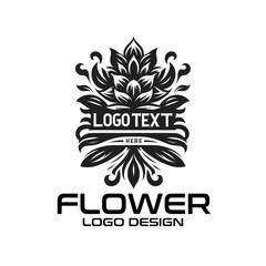 Flower Vector Logo Design