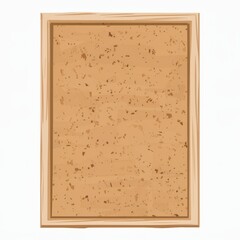 Cork Board Texture: An empty cork board with a natural texture, encased in a wooden frame, ready for notes, memos, and ideas