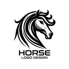 Horse Vector Logo Design