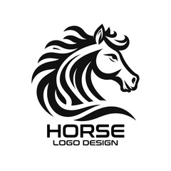 Horse Vector Logo Design
