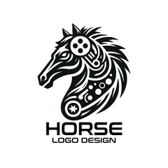 Horse Vector Logo Design