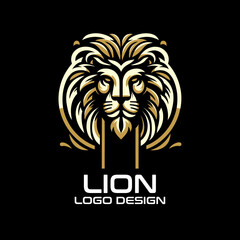 Obraz premium Lion Vector Logo Design