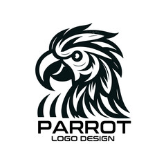 Parrot Vector Logo Design