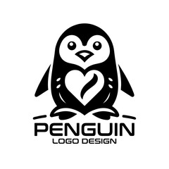 Penguin Vector Logo Design