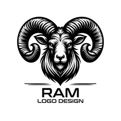 Ram Vector Logo Design