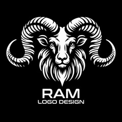Ram Vector Logo Design