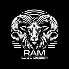 Ram Vector Logo Design