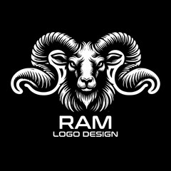 Ram Vector Logo Design