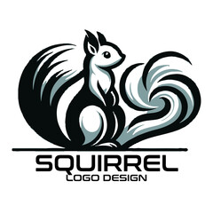 Squirrel Vector Logo Design