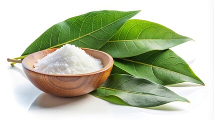 camphor gum isolated on white background