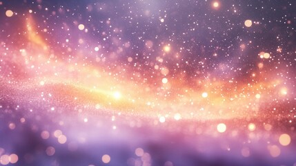 Fototapeta premium Fireworks with blur milky way background