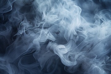 Obraz premium White smoke Texture, Smoke background, Smoke texture background, Fog Background, Gray smoke on black background, smoke effect background, AI Generative