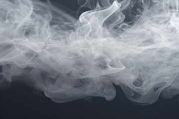 White smoke Texture, Smoke background, Smoke texture background, Fog Background, Gray smoke on black background, smoke effect background, AI Generative