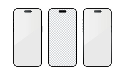 Phone smartphone, icon. heart. Blank template for your design - branding mockup