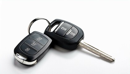 car key isolated on white background