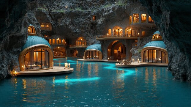 Luxury Cave Resort: Stunning Underground Architectural Wonders
