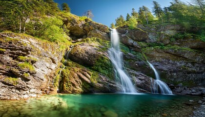 Obraz premium waterfall in the mountains