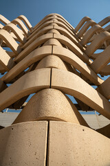 Msheireb Mosque Wall in Doha, Qatar