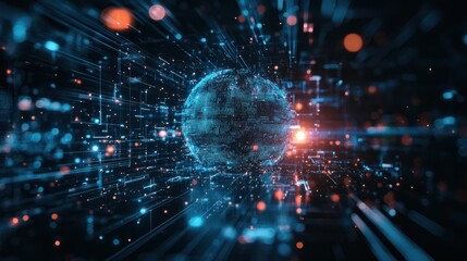 Obraz premium Digital marketing, Data analysis for performance and create insight report, Goal of digital marketing strategy and service through digital channel of search engine and data science on social network