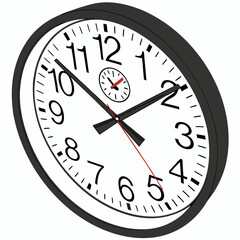 clock isolated on white