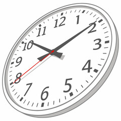 clock isolated on white