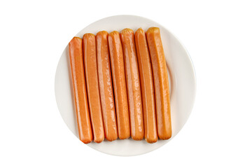 sausages meat pork, beef, chicken dish Fresh delicious gourmet food background on the table rustic food top view copy space