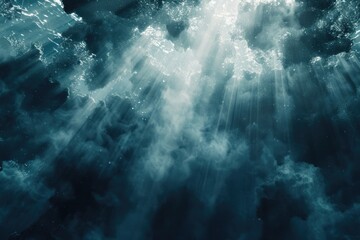 Fototapeta premium Abyss. Abstract environmental backgrounds for your design