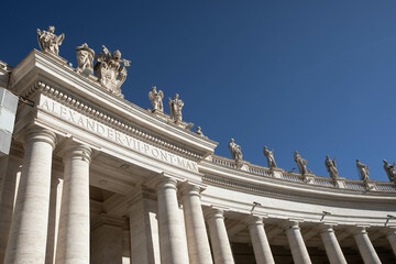 Colonnades in Vatican, St. Peter's Square