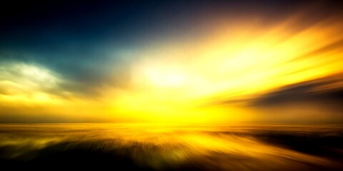 Obraz premium Surreal Blurred Color Gradient Background in Yellow and Black with Grainy Texture for Website Background and Text Placement Area