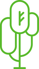 pine tree icon illustration