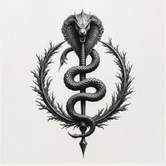 Snake Tattoo Design by Sebastian Vrancx