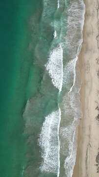 Chill waves on the beach
