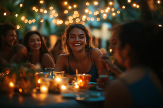 La f&ecirc;te entre amis